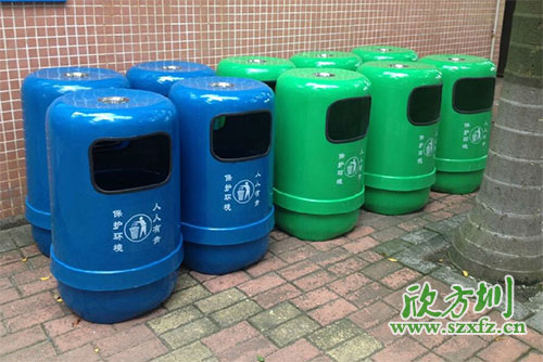 貴陽(yáng)市政玻璃鋼果皮箱，來(lái)自欣方圳