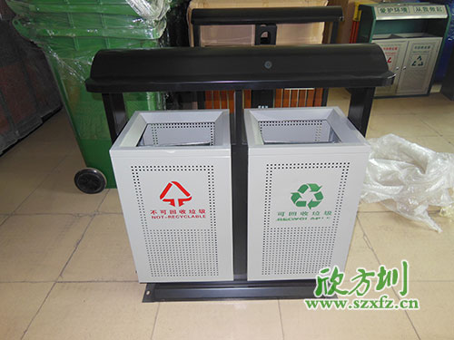 貴陽物業(yè)戶外鋼板沖孔垃圾桶，客戶的二次選擇。
