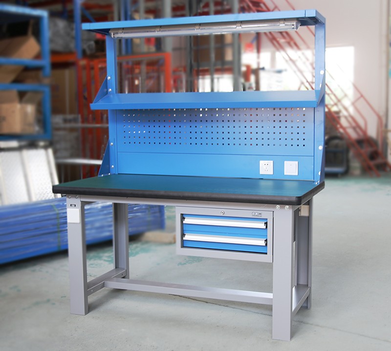 天金岡工作臺助力無錫一環保公司提高車間作業效率